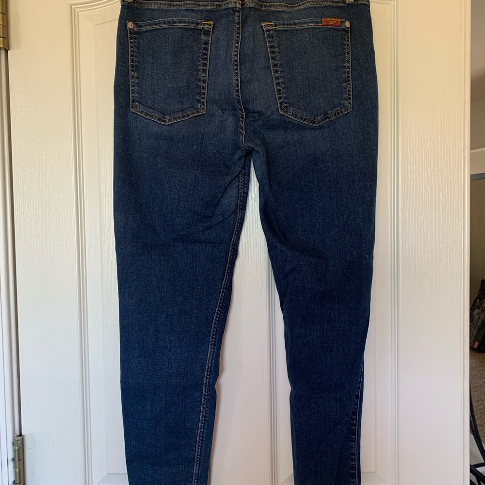 7 For All Mankind B(air) Ankle Skinny Jeans Sz 32